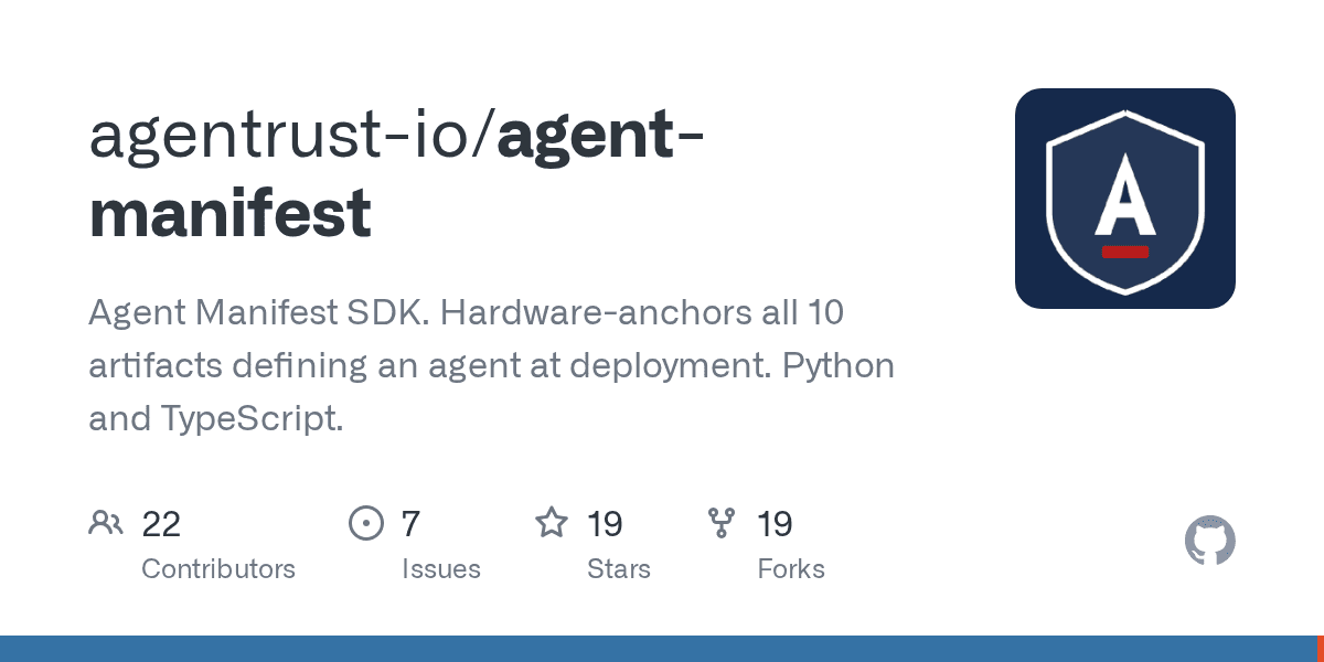 agentrust-io/agent-manifest repository preview